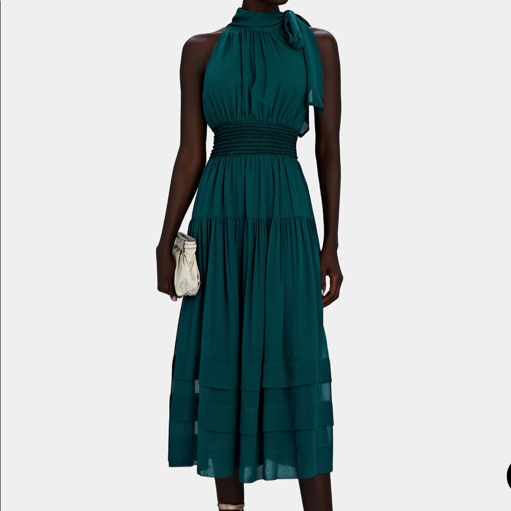 Ulla Johnson Teal Midi Dress